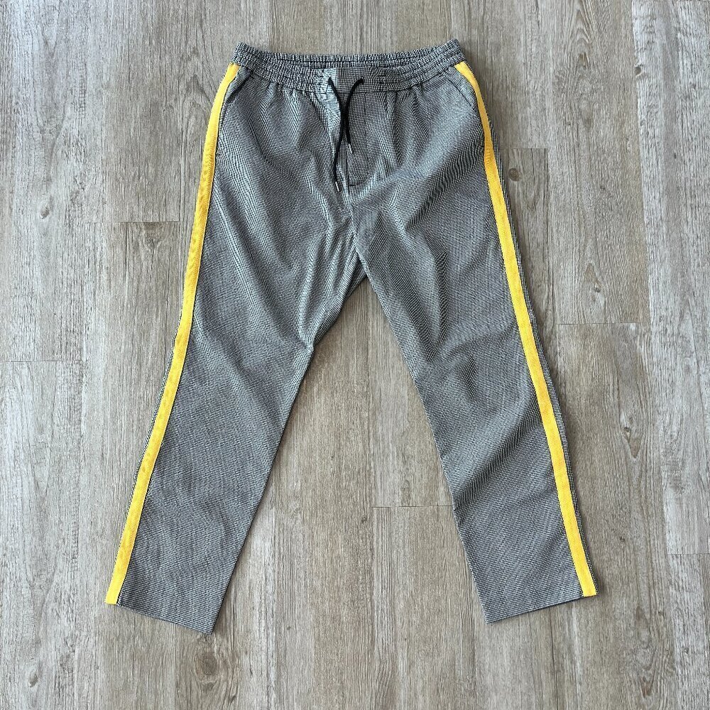 Mens Topman Black/White Printed Pants - 34R
